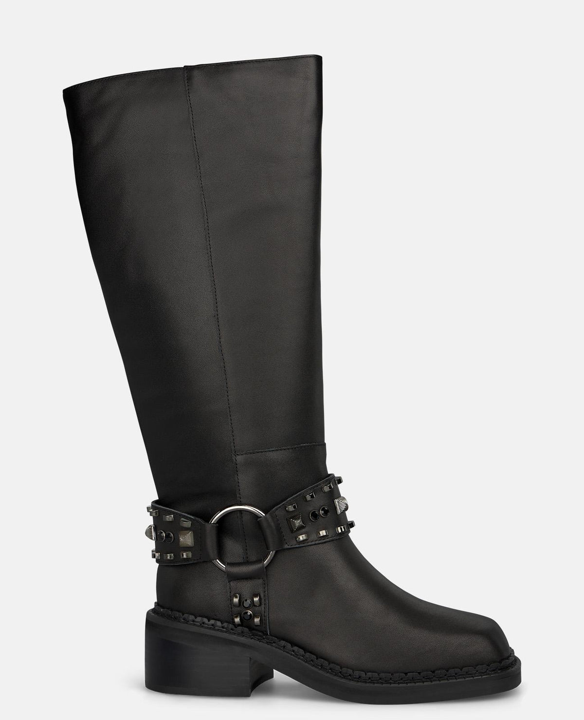 STUDDED BIKER BOOT