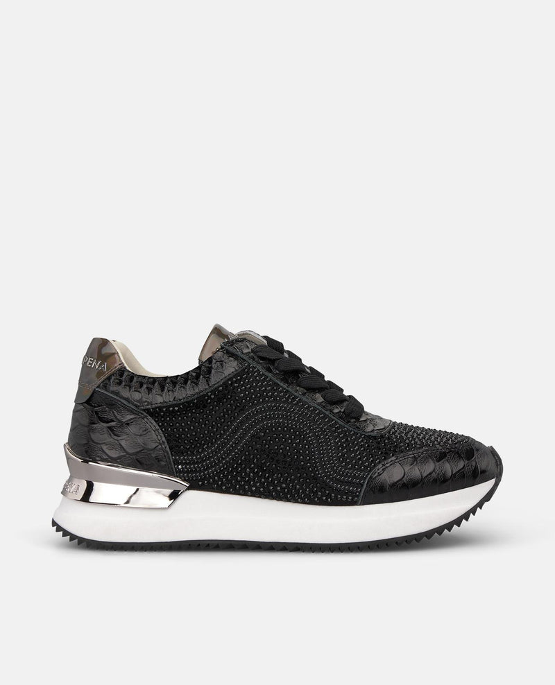 ZAPATILLAS METALIZADAS CON PEDRERÍA