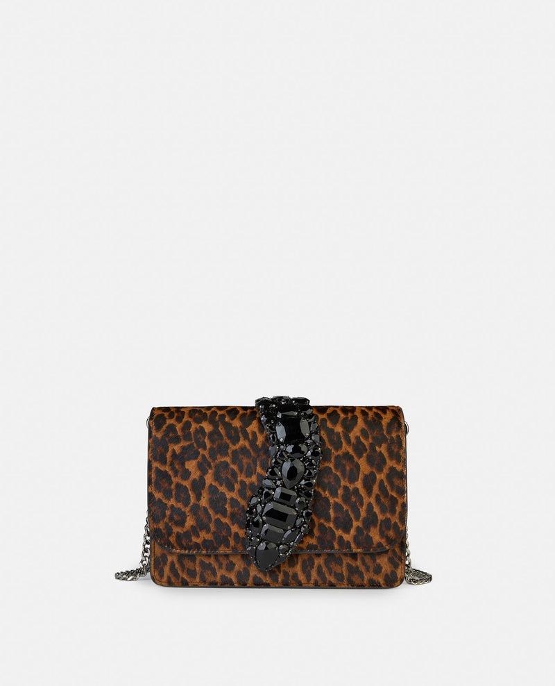 SNAKE FLAP SHOULDER BAG
