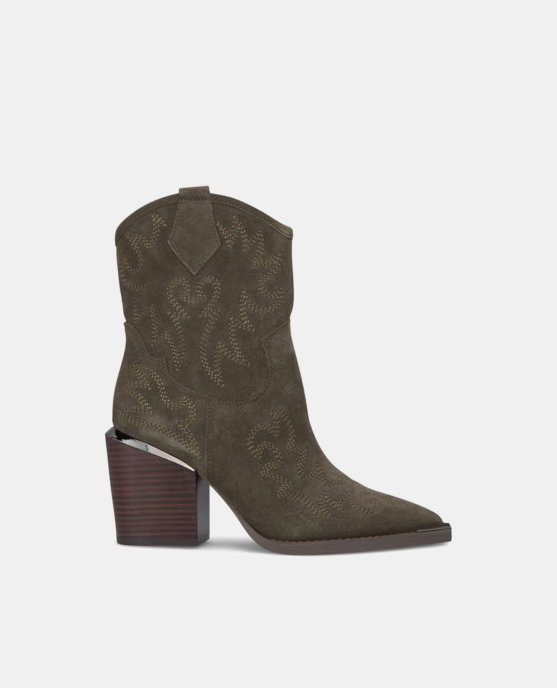 BOTTES DE COW-BOY À TALON BRODÉ