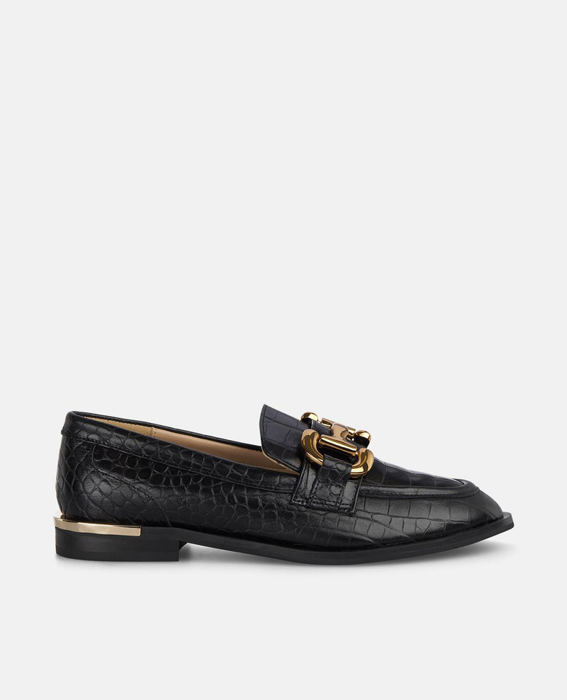 MOCASÍN ESTRIBO METALIZADO