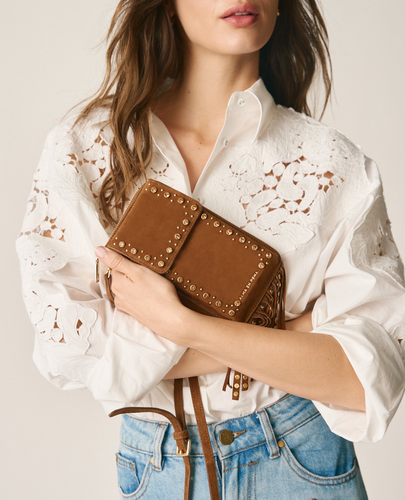 BOLSO CARTERA PEDRERÍA