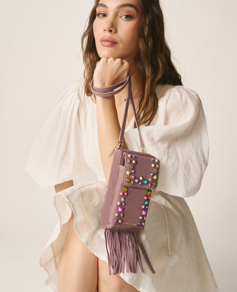 BOLSO CARTERA PEDRERÍA COLORES