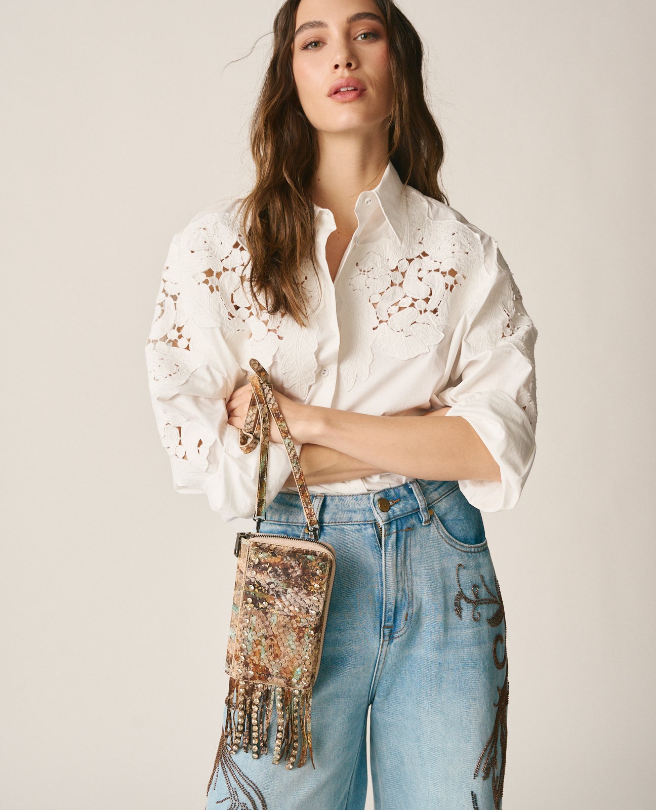 BOLSO CARTERA PEDRERÍA
