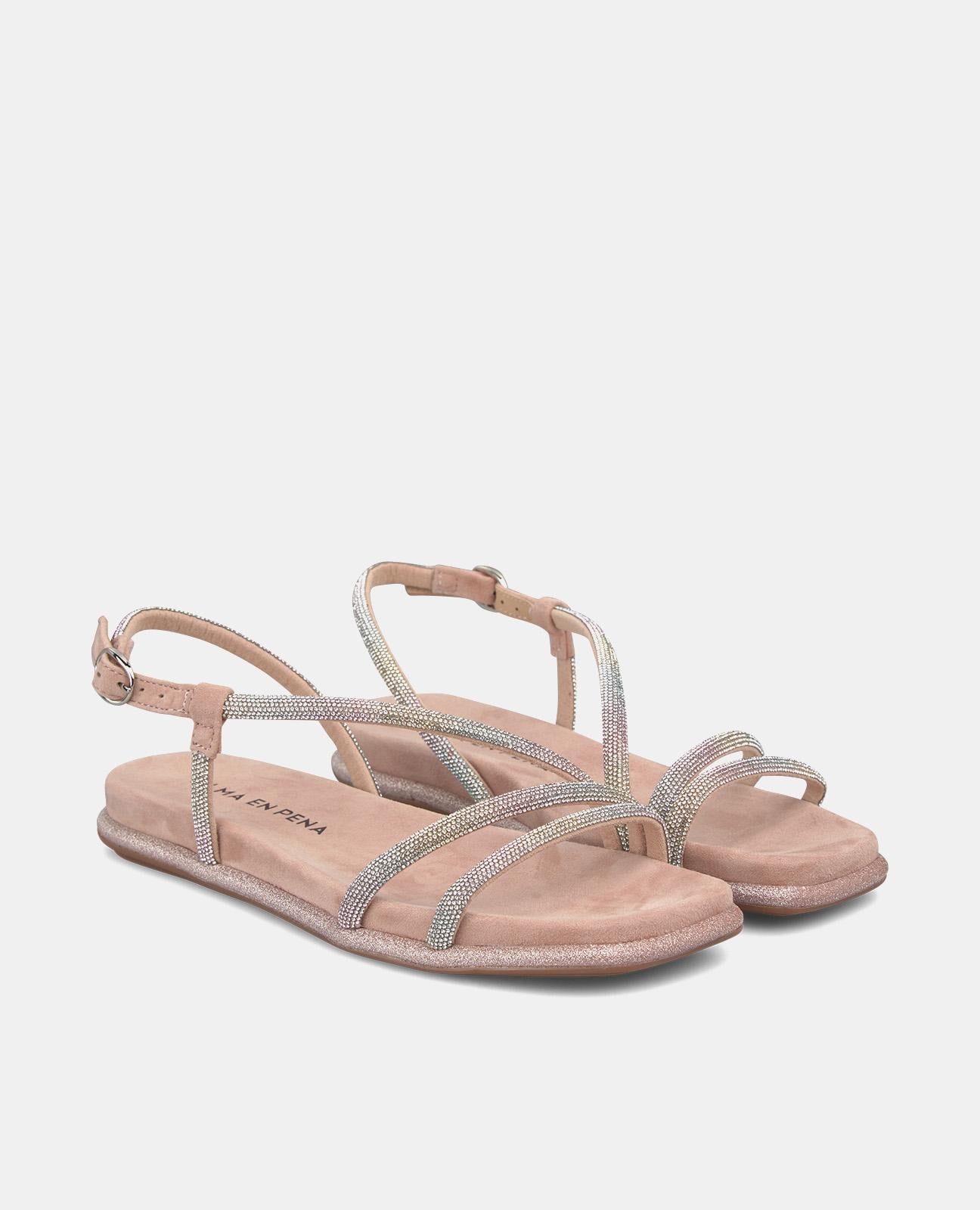 GLITTER FLAT SANDAL