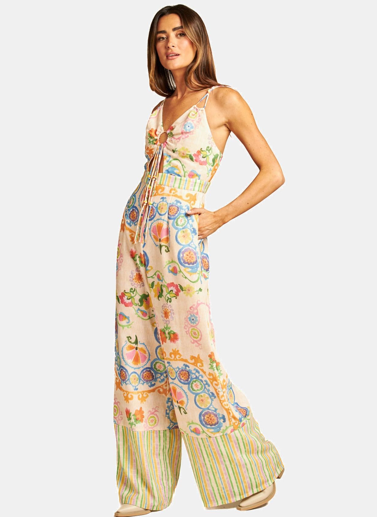 LONG PRINTED JUMPSUIT