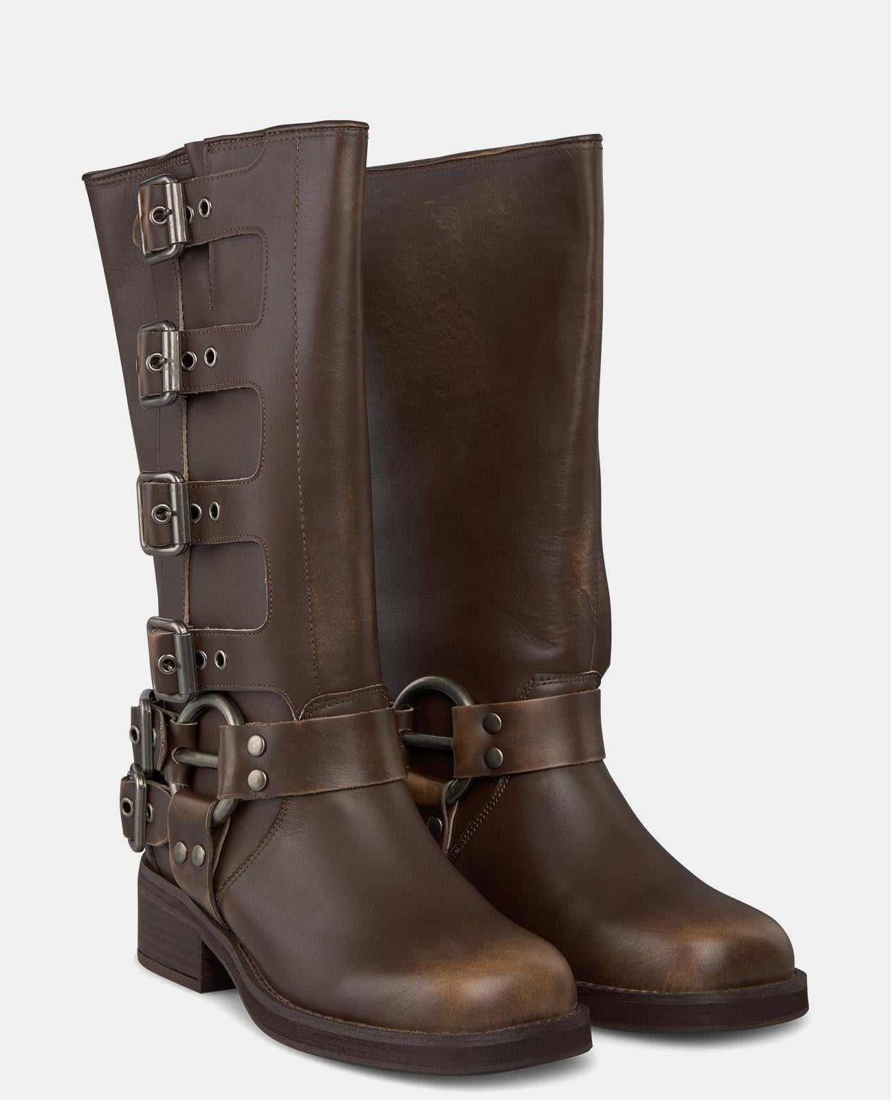 BIKER BOOT HIGH CANE