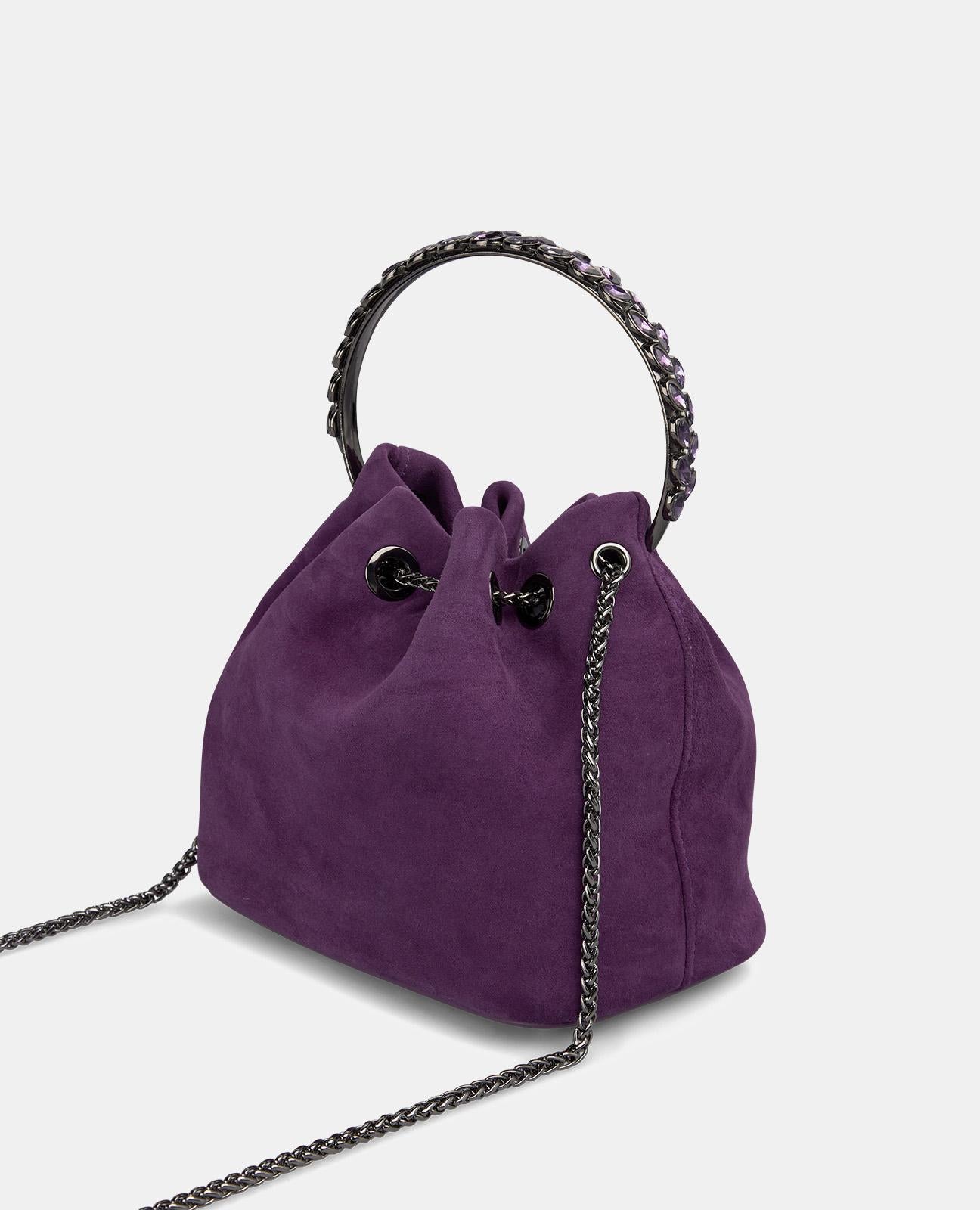 BOWLER BAG WITH PENDANT DETAIL