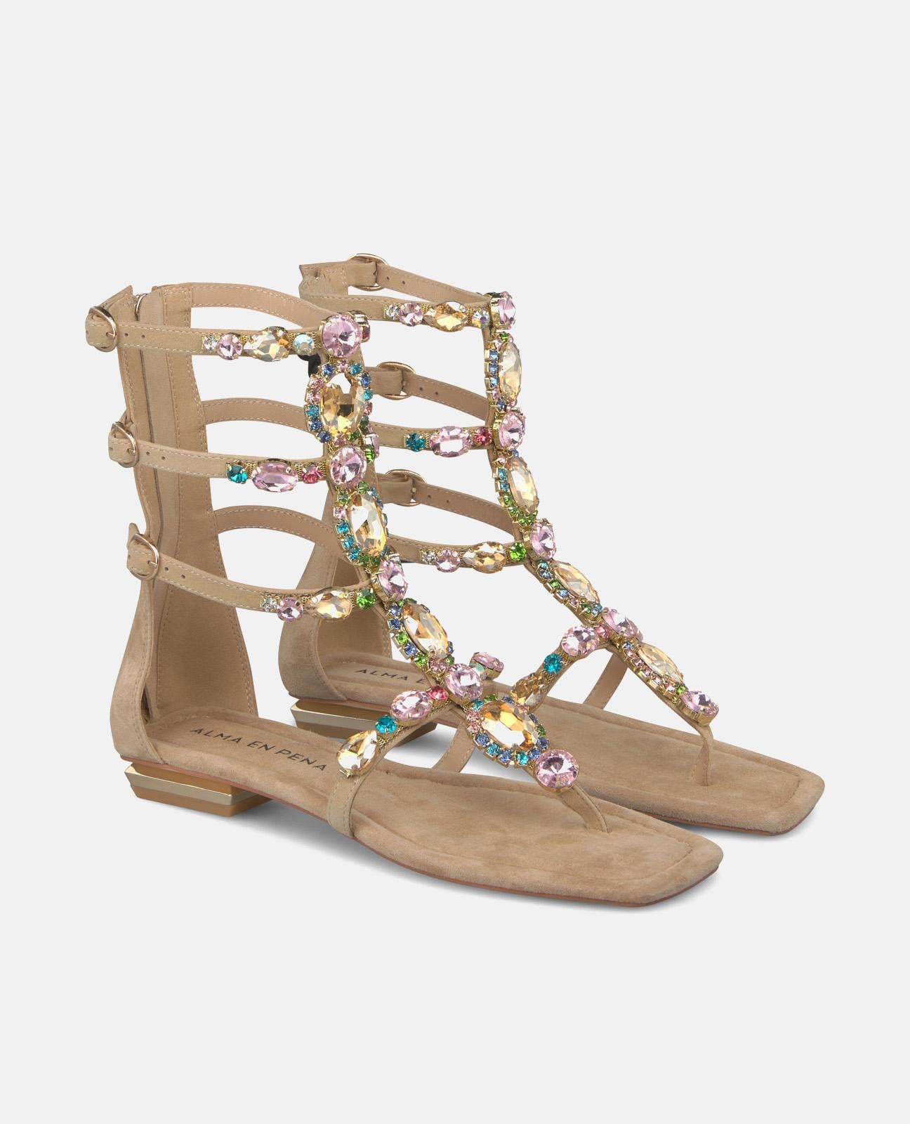 GREEK STYLE FLAT SANDAL