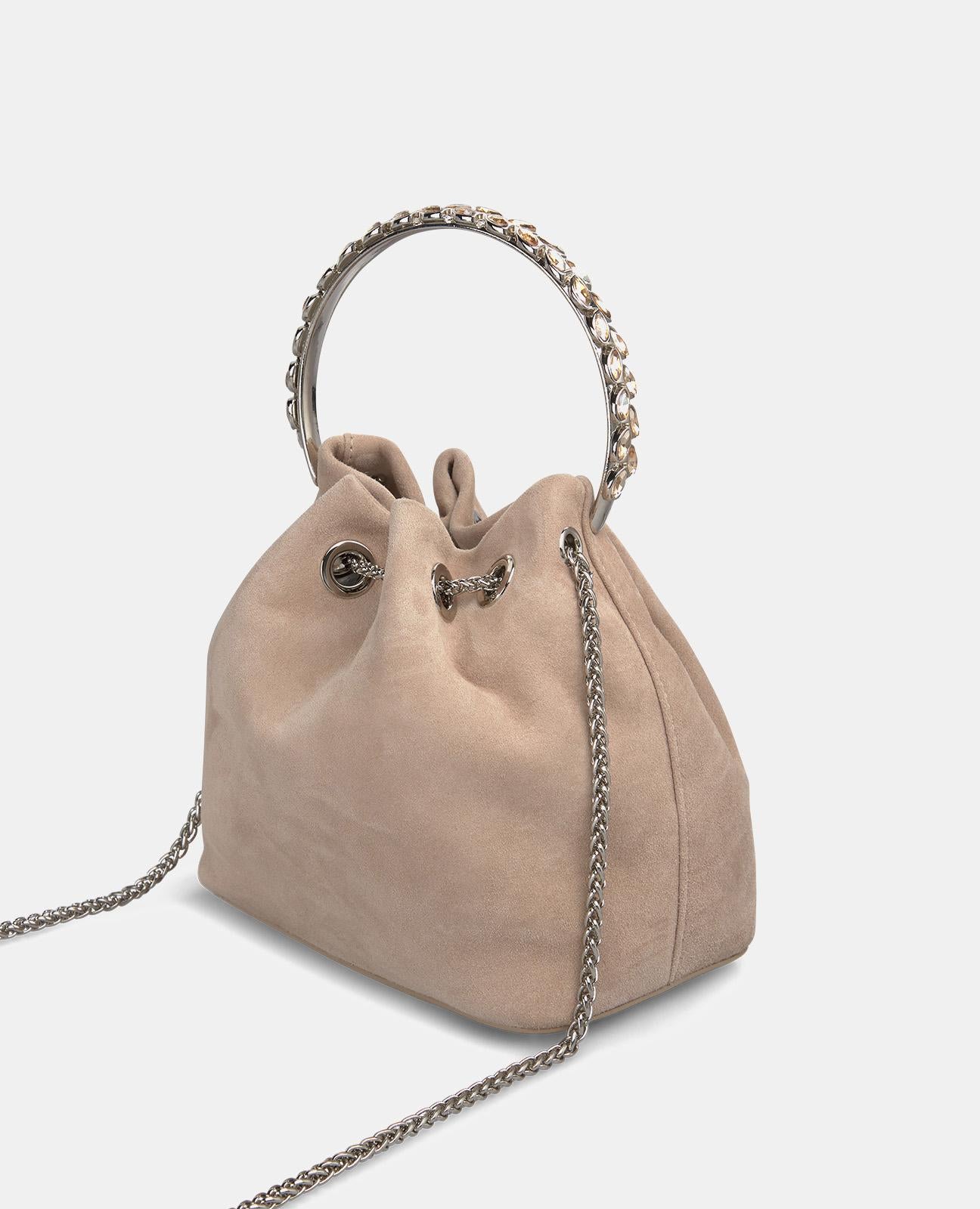 BOWLER BAG WITH PENDANT DETAIL