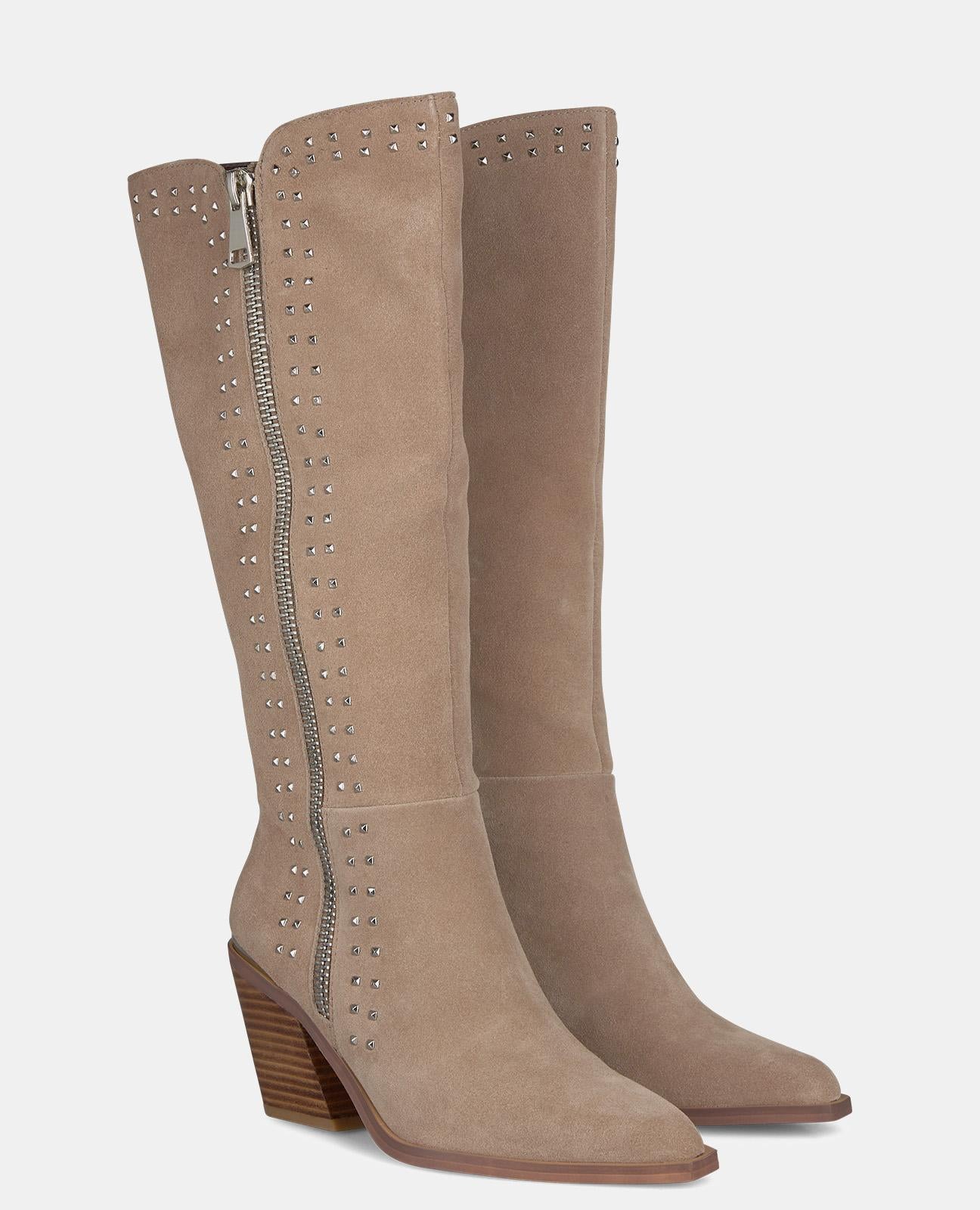 ZIPPER HEEL BOOT