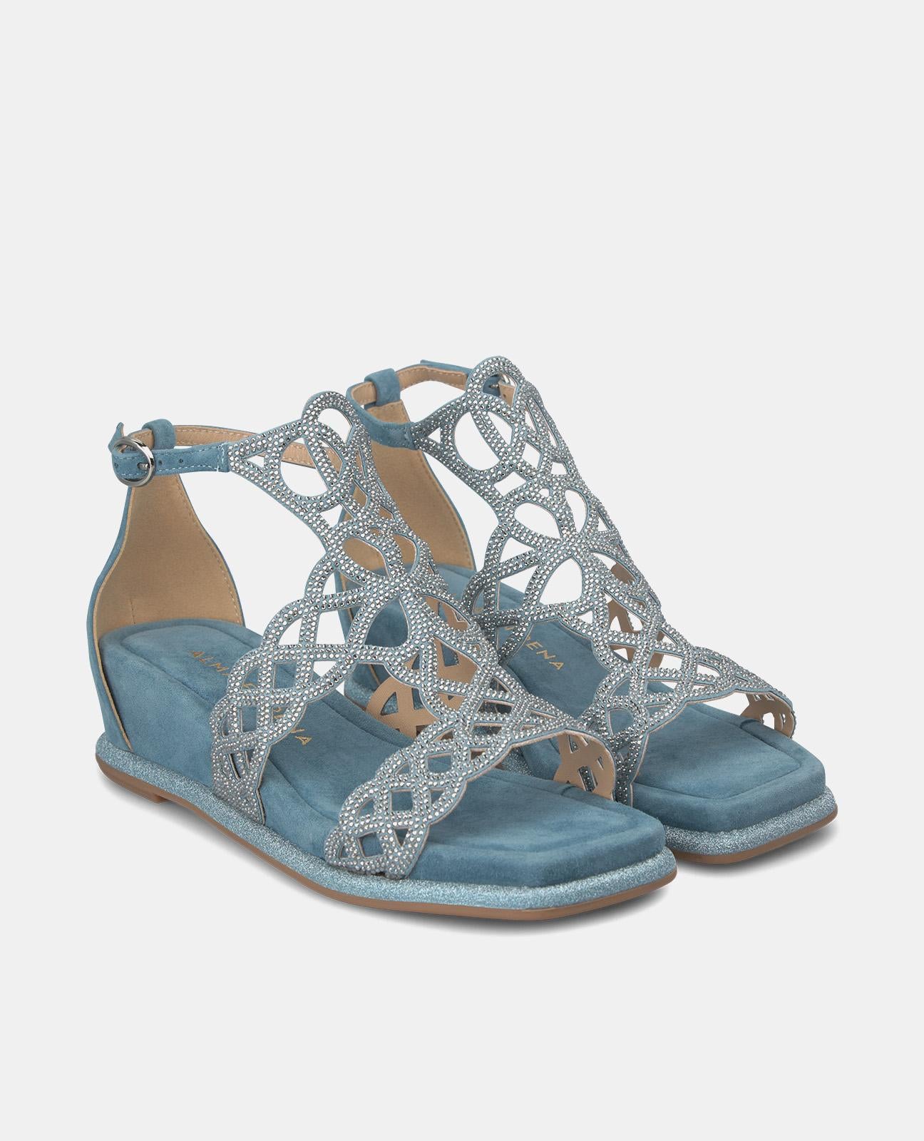 SANDAL WITH RHINESTONE DETAILS