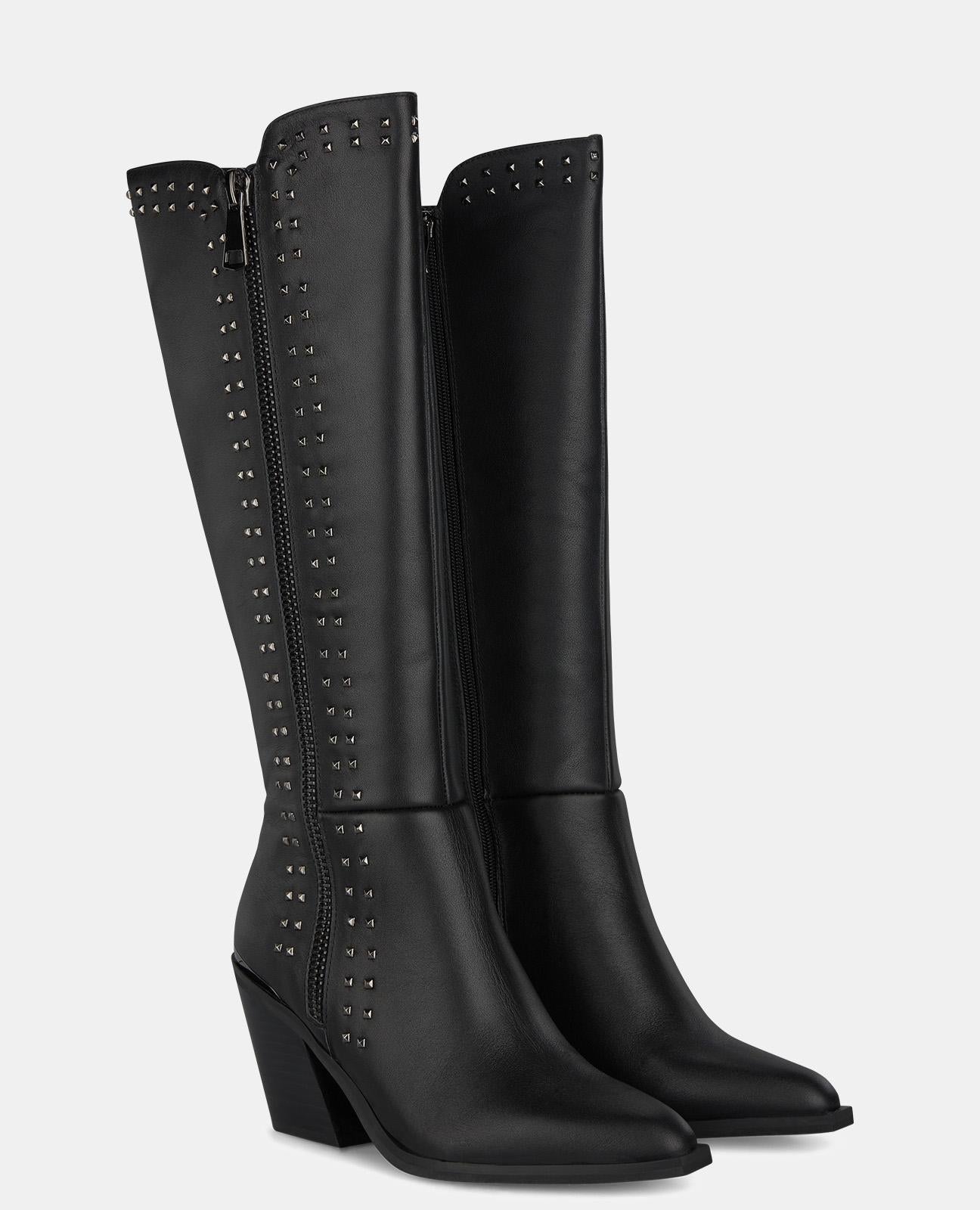 ZIPPER HEEL BOOT