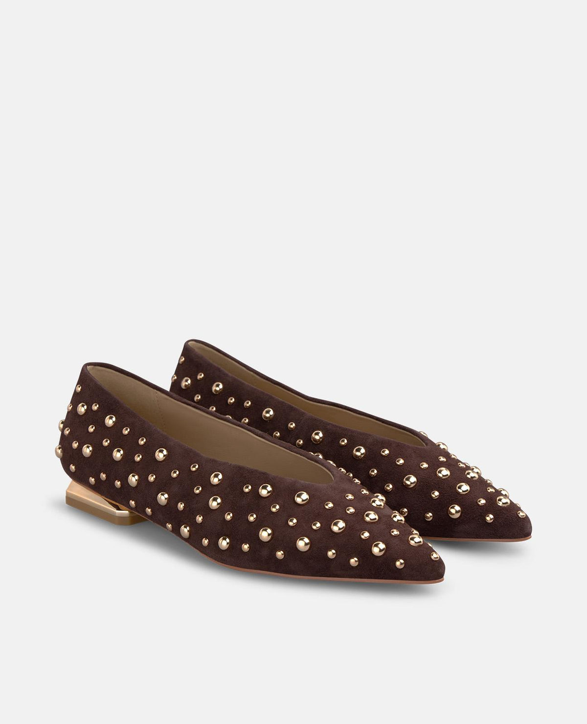BAILARINA NAPA CON TACHAS METÁLICAS