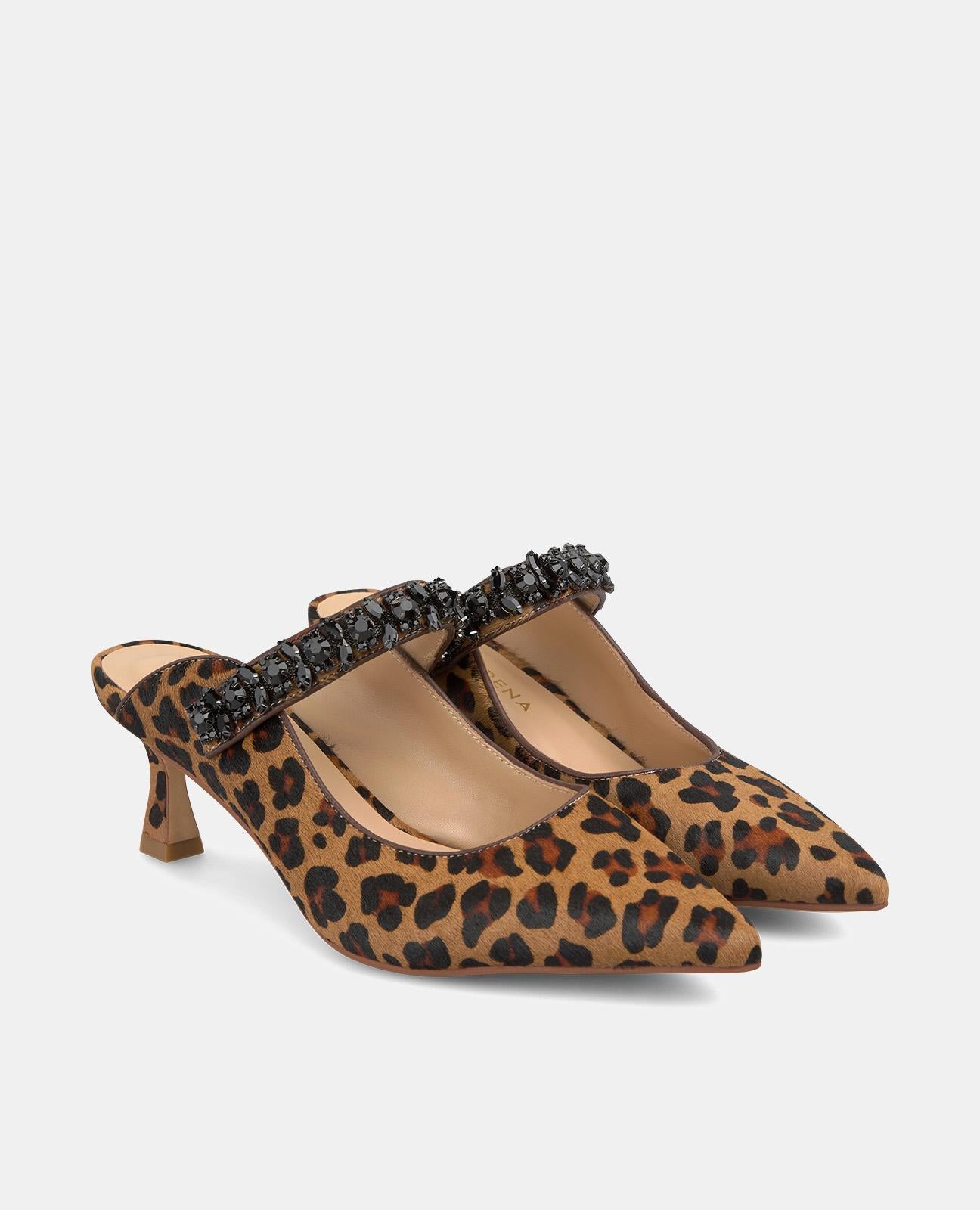MEDIUM HEEL MULE