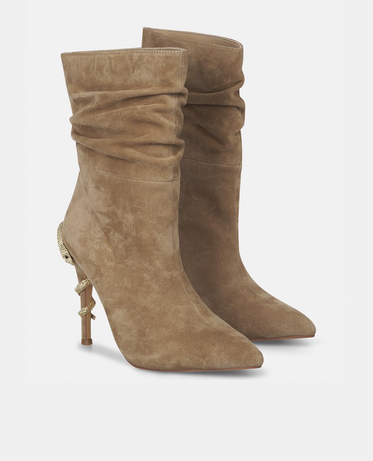 BOTÍN TACÓN DE SERPIENTE