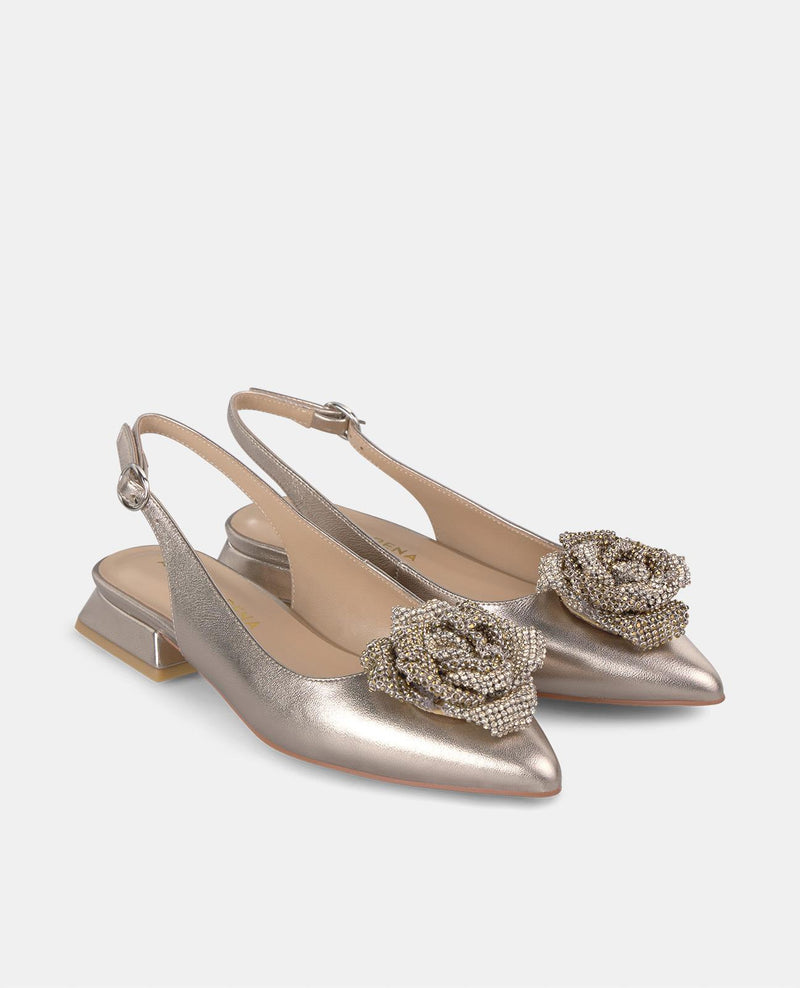 FLAT SHOE WITH FLOWER
