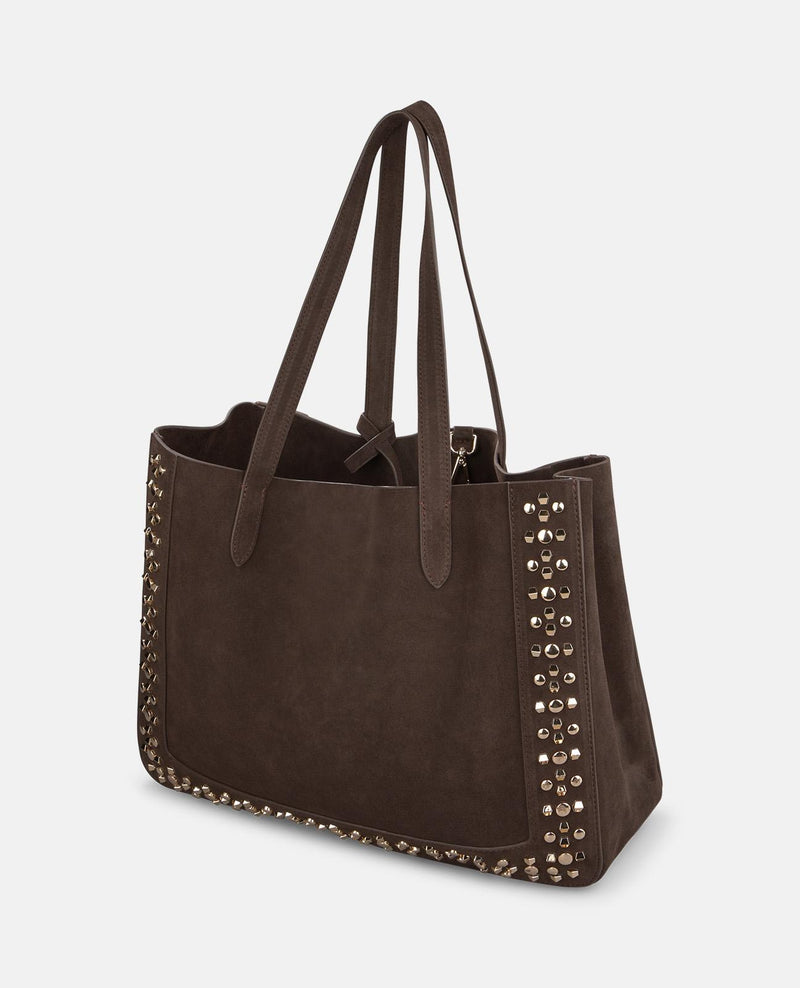 BOLSO SHOPPER PIEL CON TACHAS