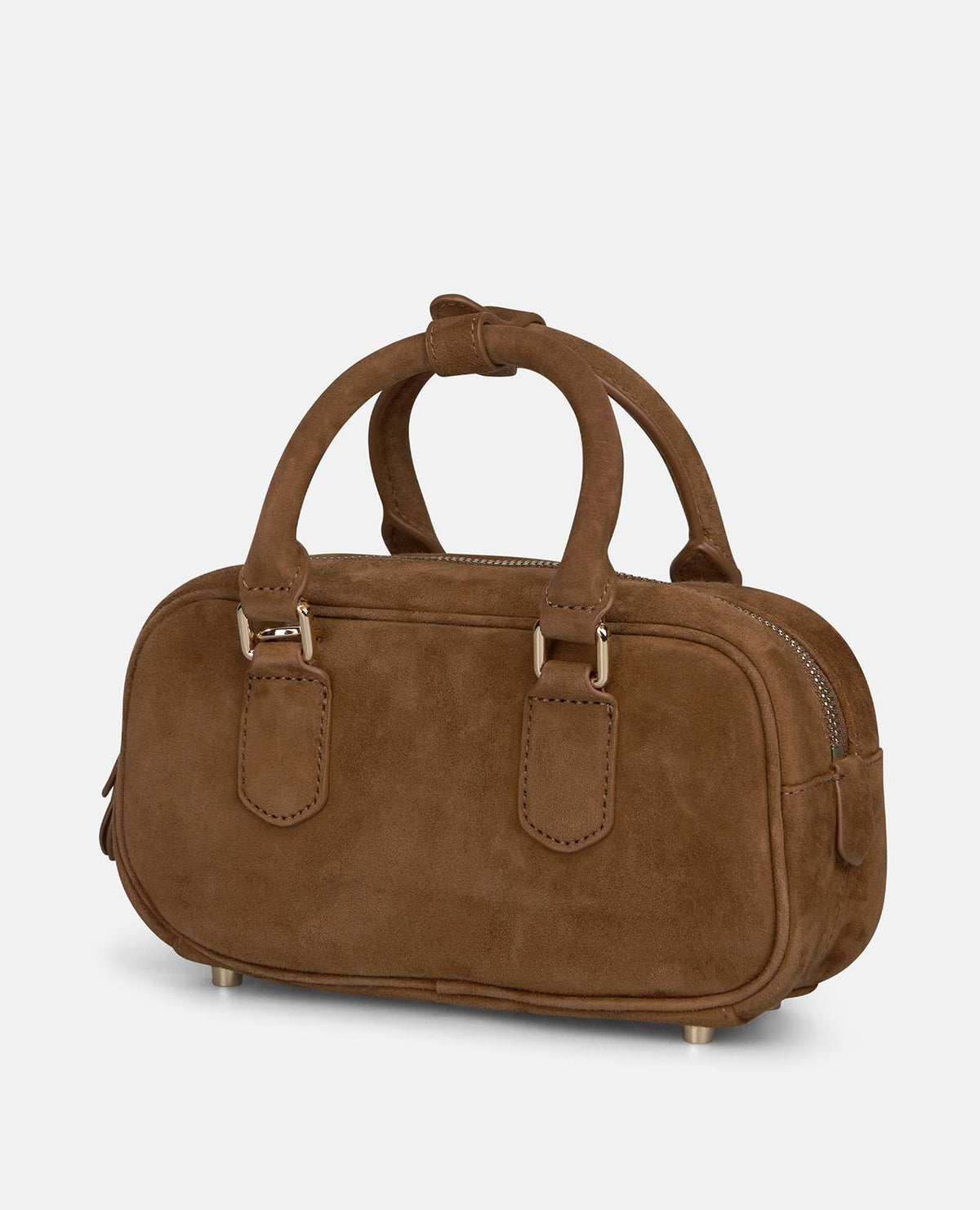 SUEDE BOWLING BAG