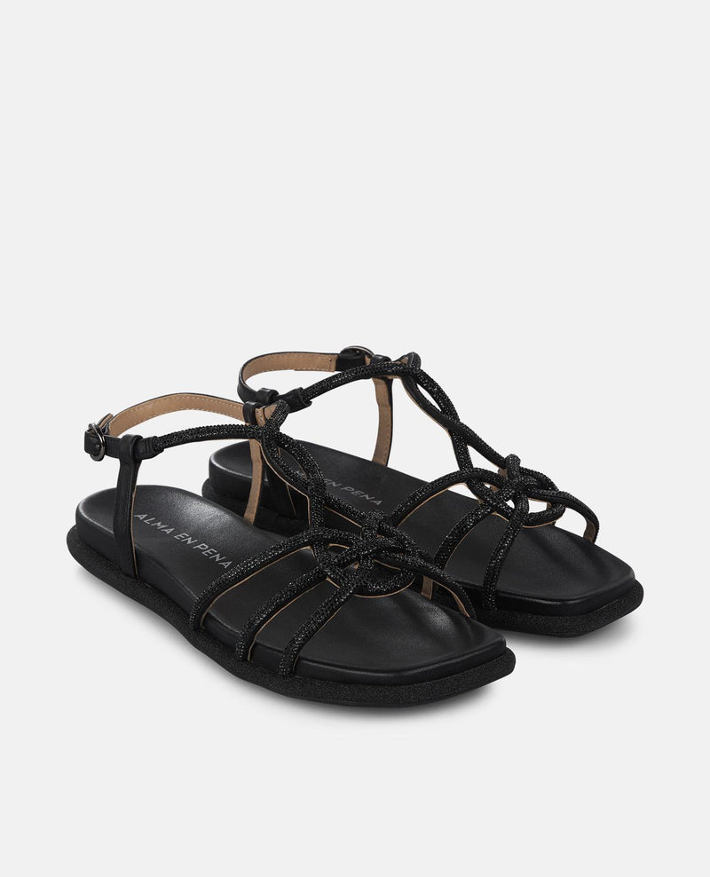 SANDALIA PLANA TIRAS