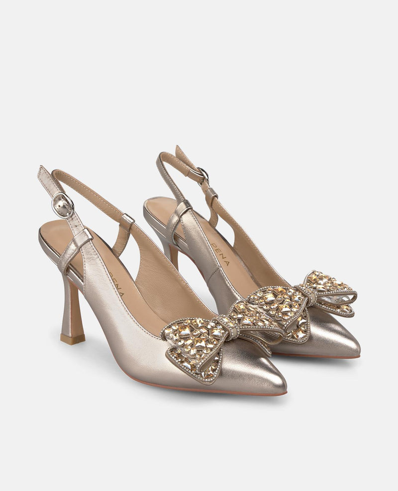 CHAUSSURE À TALON HAUT AVEC NOEUD