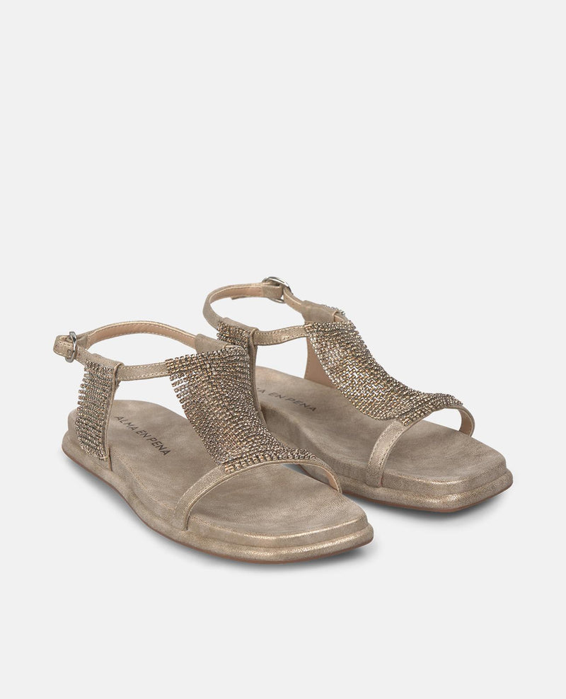 SANDALIA PLANA DETALLE ENPEINE