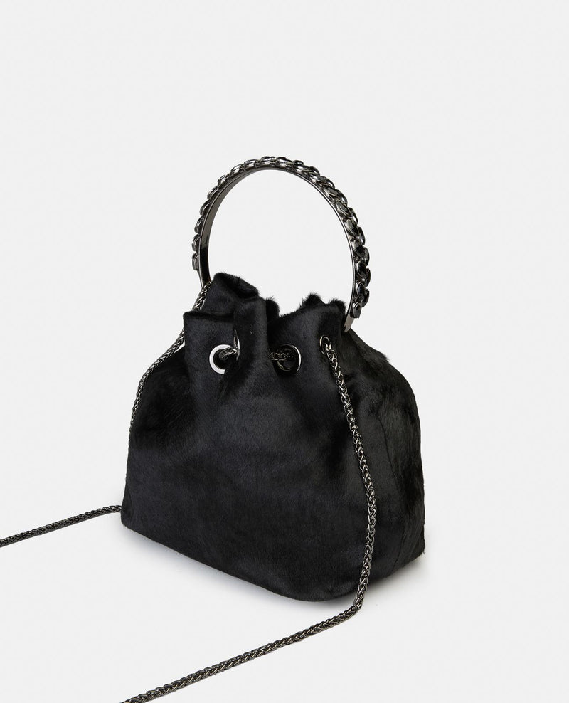 BOWLER BAG WITH PENDANT DETAIL