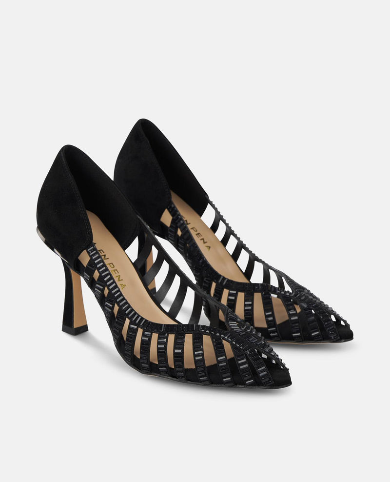 SCHUHE MIT ABSÄTZEN MIT SPIEGELEFFEKT