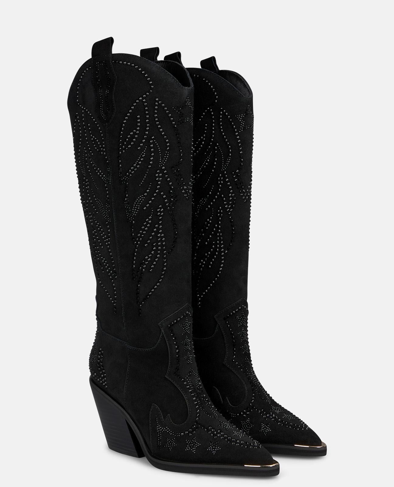BOTA COWBOY DE ANTE CON PEDRERÍA