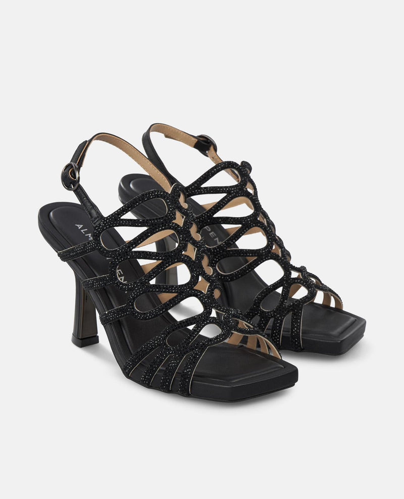 SANDALIA TACÓN ENTRECRUZADA