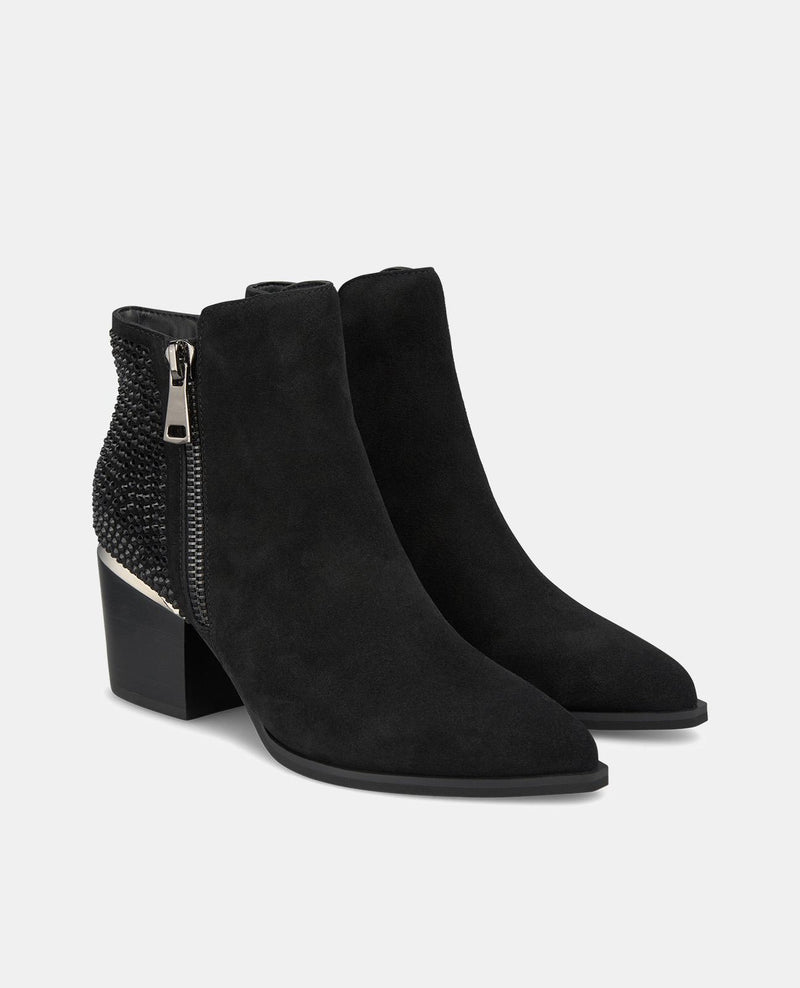 BOTTINES ZIPPÉES AVEC PAILLETTES