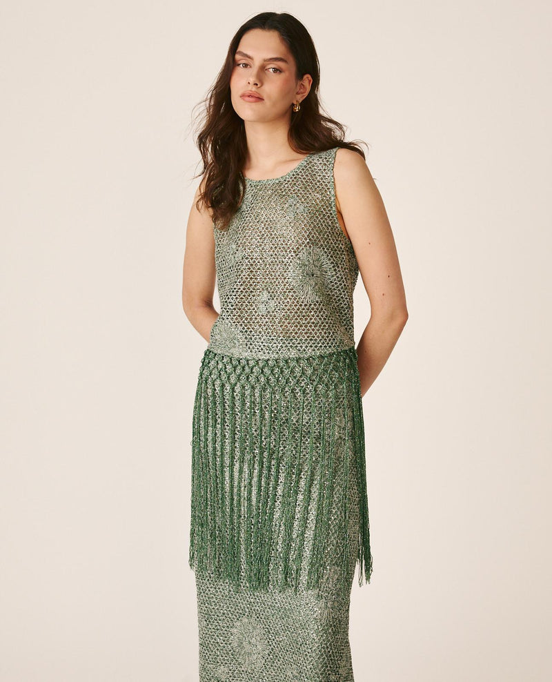 FALDA MIDI LENTEJUELAS