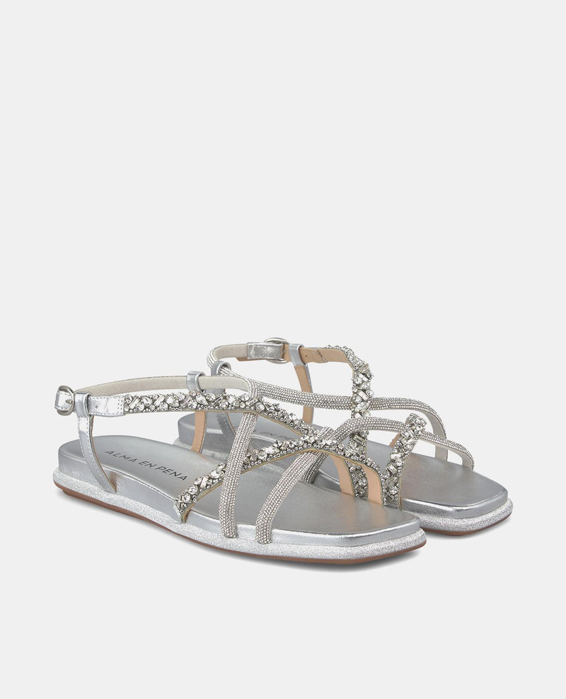 SANDALIA PLANA CRUZADA