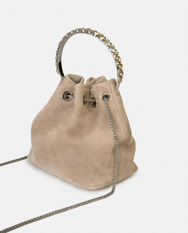 SACO COM PENDENTE E PORMENOR DE PINGENTE