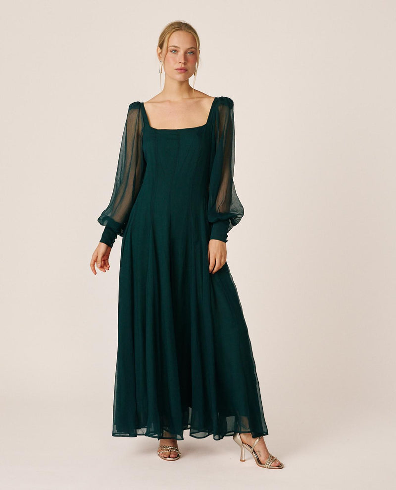 VESTIDO LARGO GASA