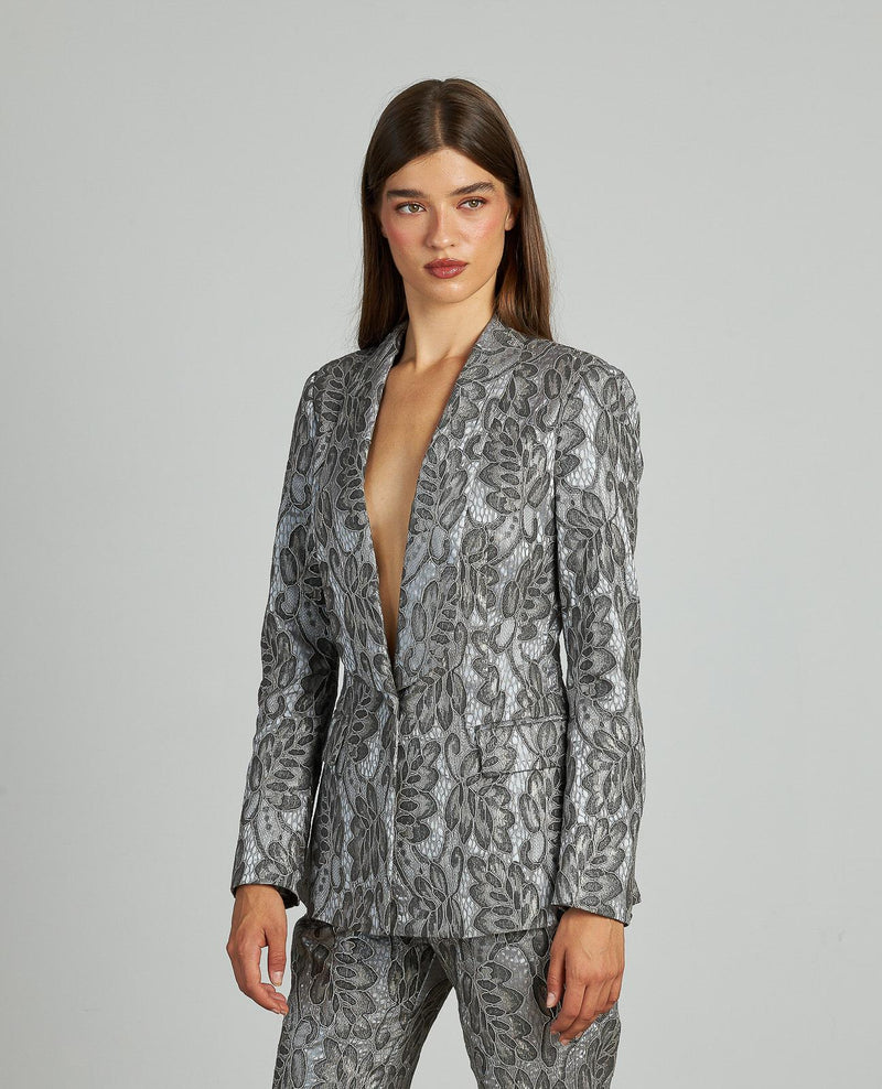 BLAZER ESTAMPADO JACQUARD
