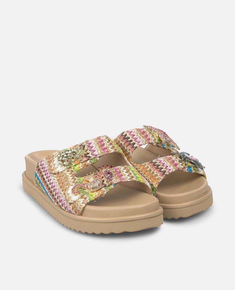 SANDALIA RAFIA CON DETALLE ESTRELLA