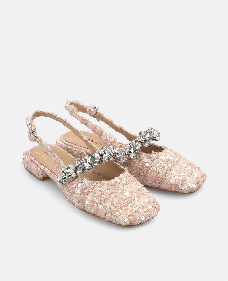 RHINESTONE STRAP SHOE