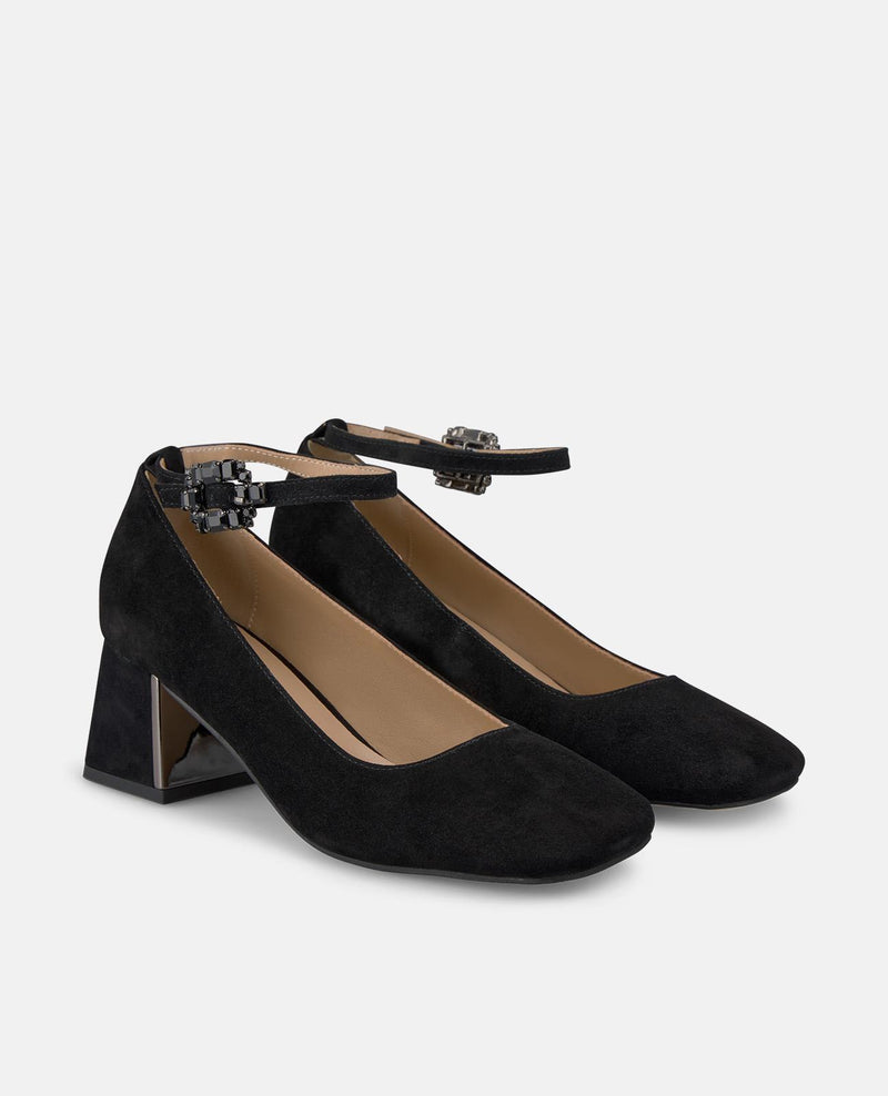 SCARPA CON FIBBIA E STRASS