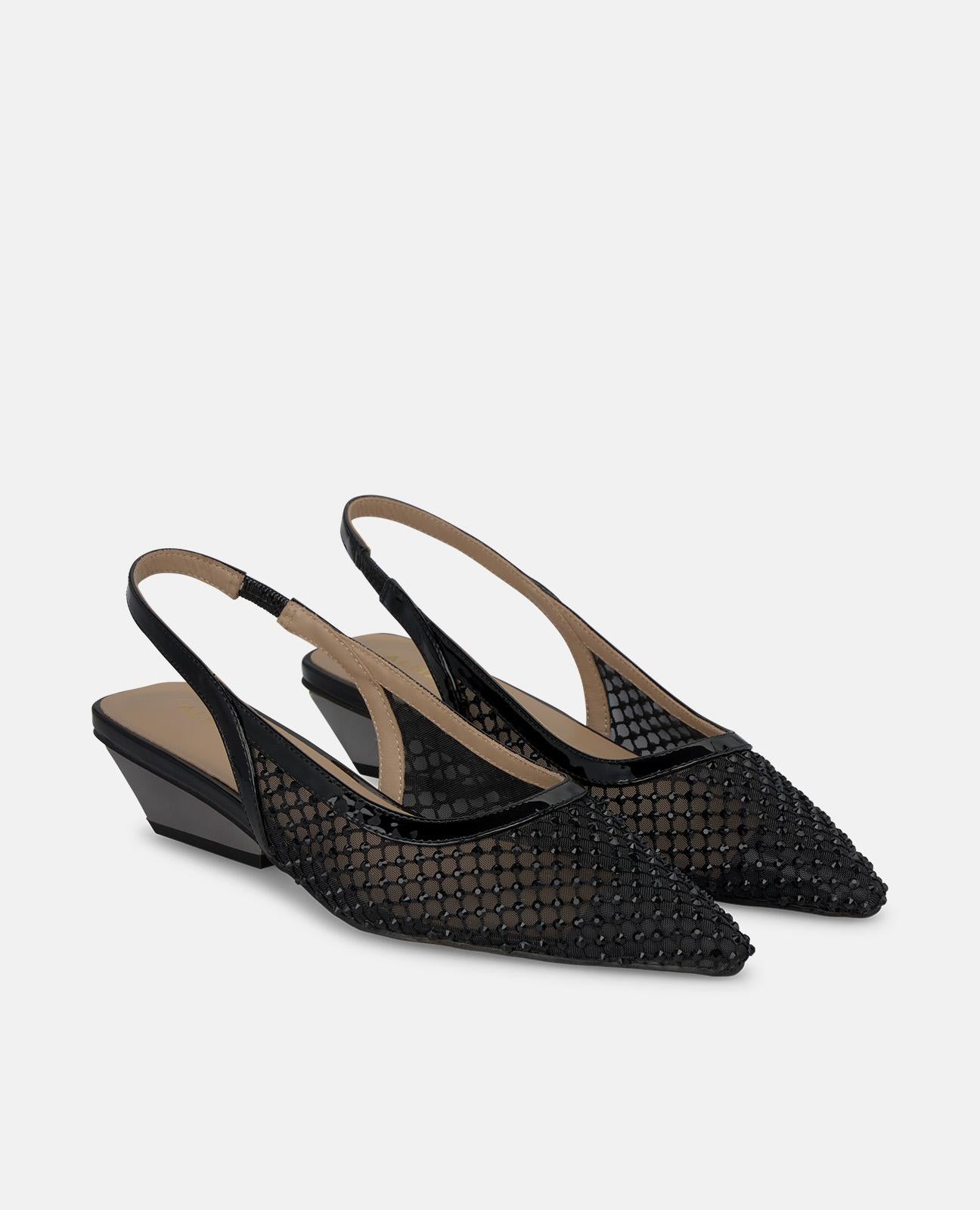 ZAPATO DESTALONADO DE MALLA