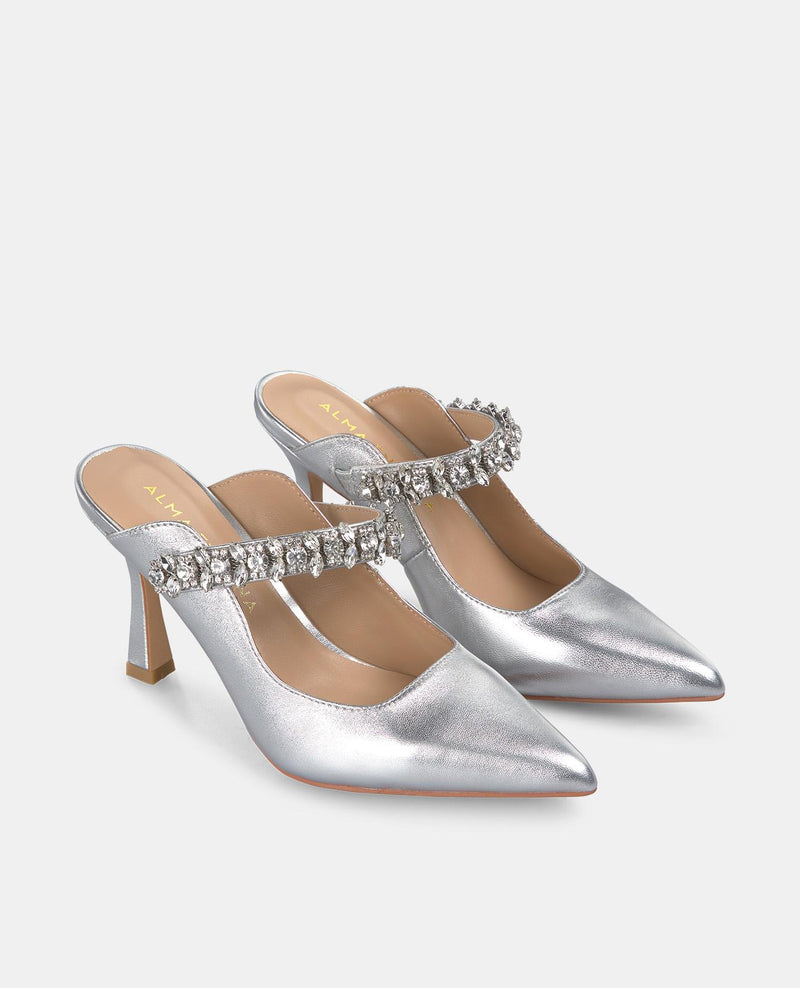 ZAPATO DESTALONADO PEDRERÍA