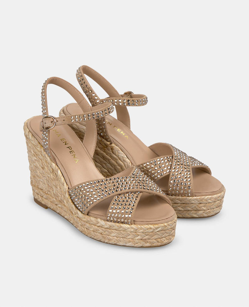 CUÑA TRENZADA CON PEDRERÍA