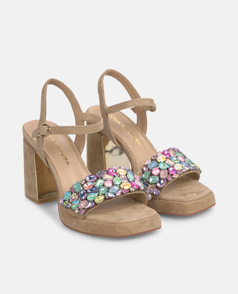 FRONT BEADED SANDAL