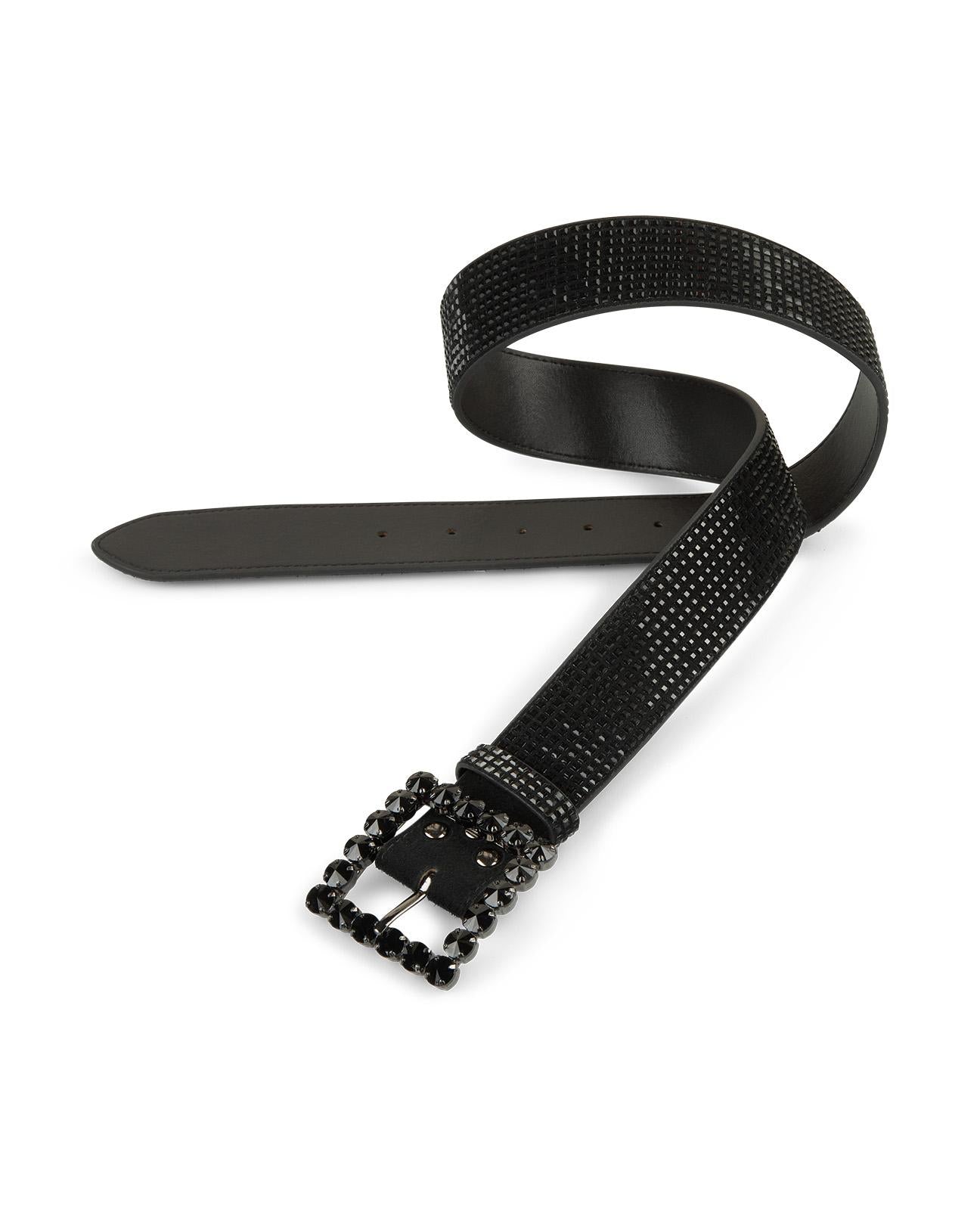 GÜRTEL MIT STRASSSTEINEN BESETZT