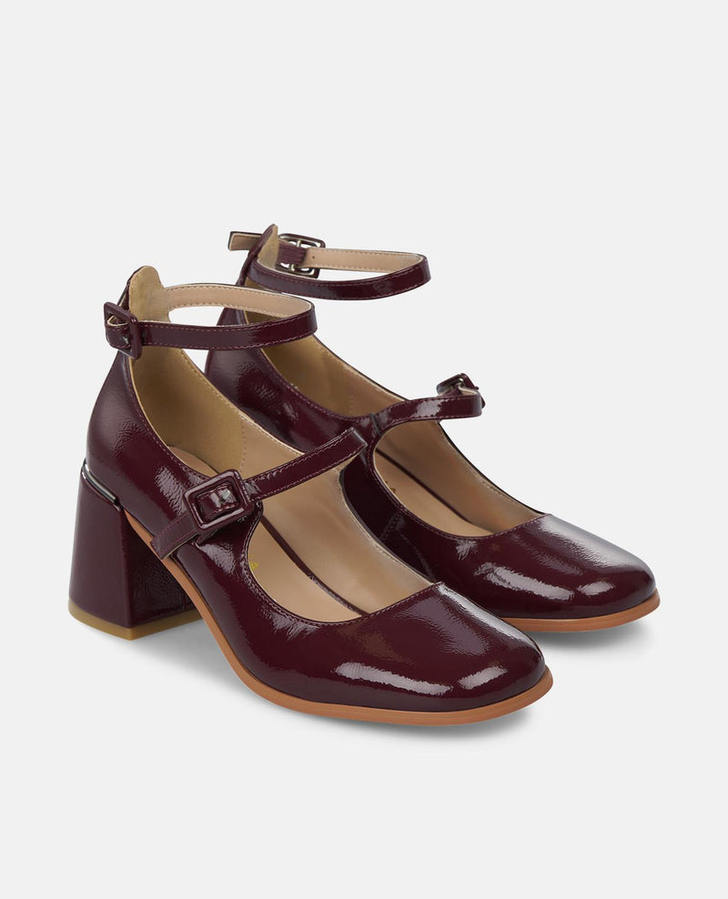 SCHUHSCHNALLEN MIT BREITEM ABSATZ