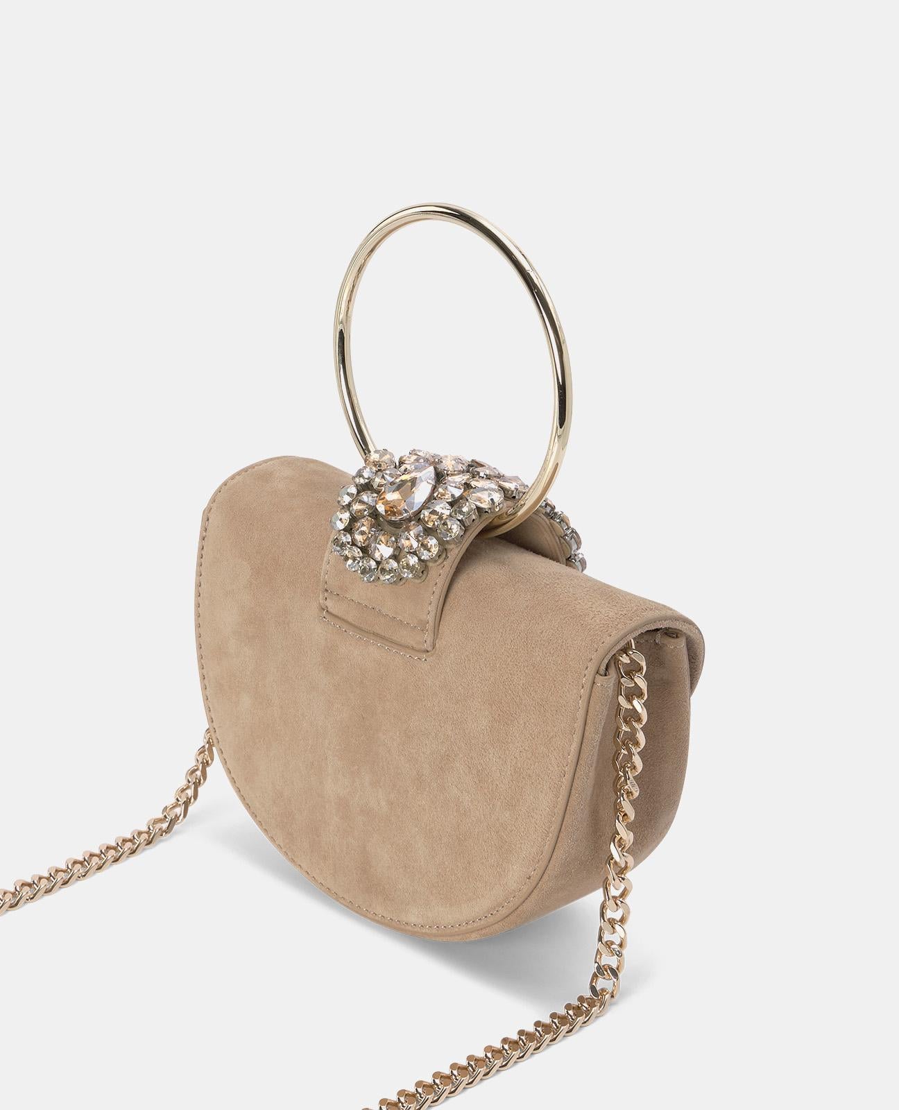 BORSA CON PATTA A MEZZALUNA