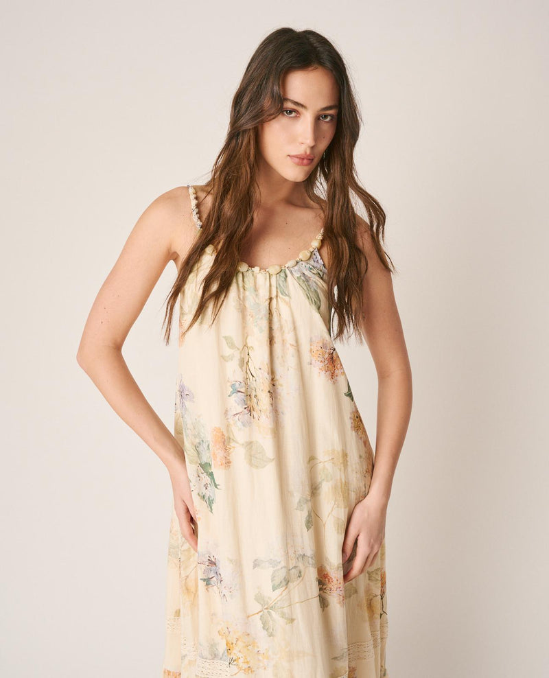 VESTIDO MIDI FLORAL