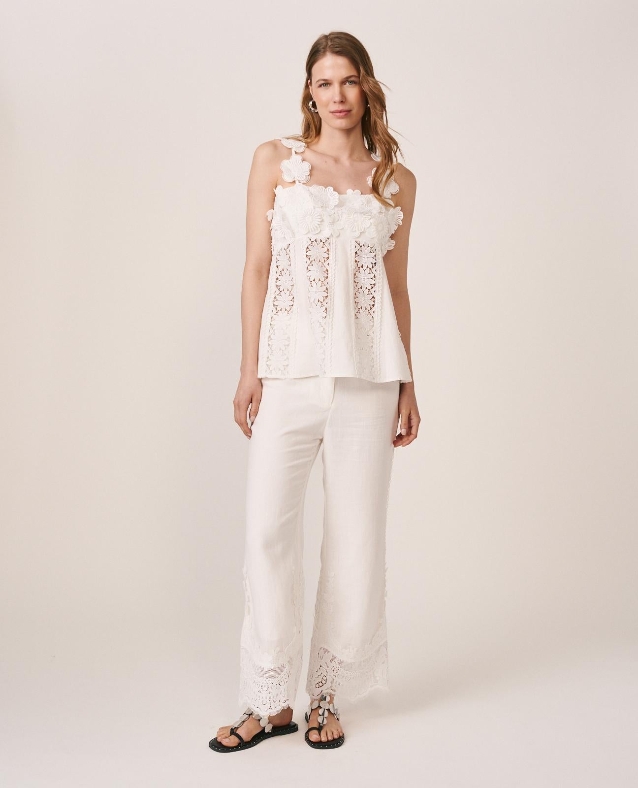 TOP TIRANTES BORDADO