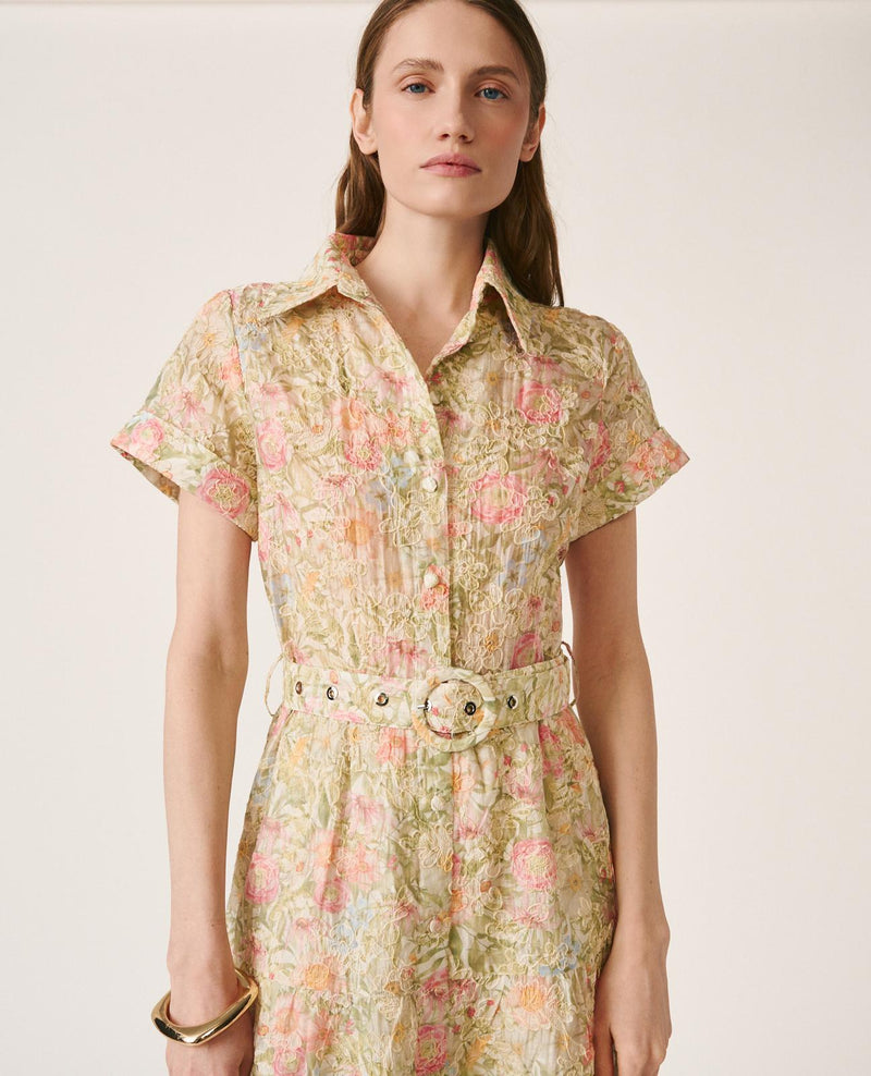 VESTIDO CORTE CINTURA