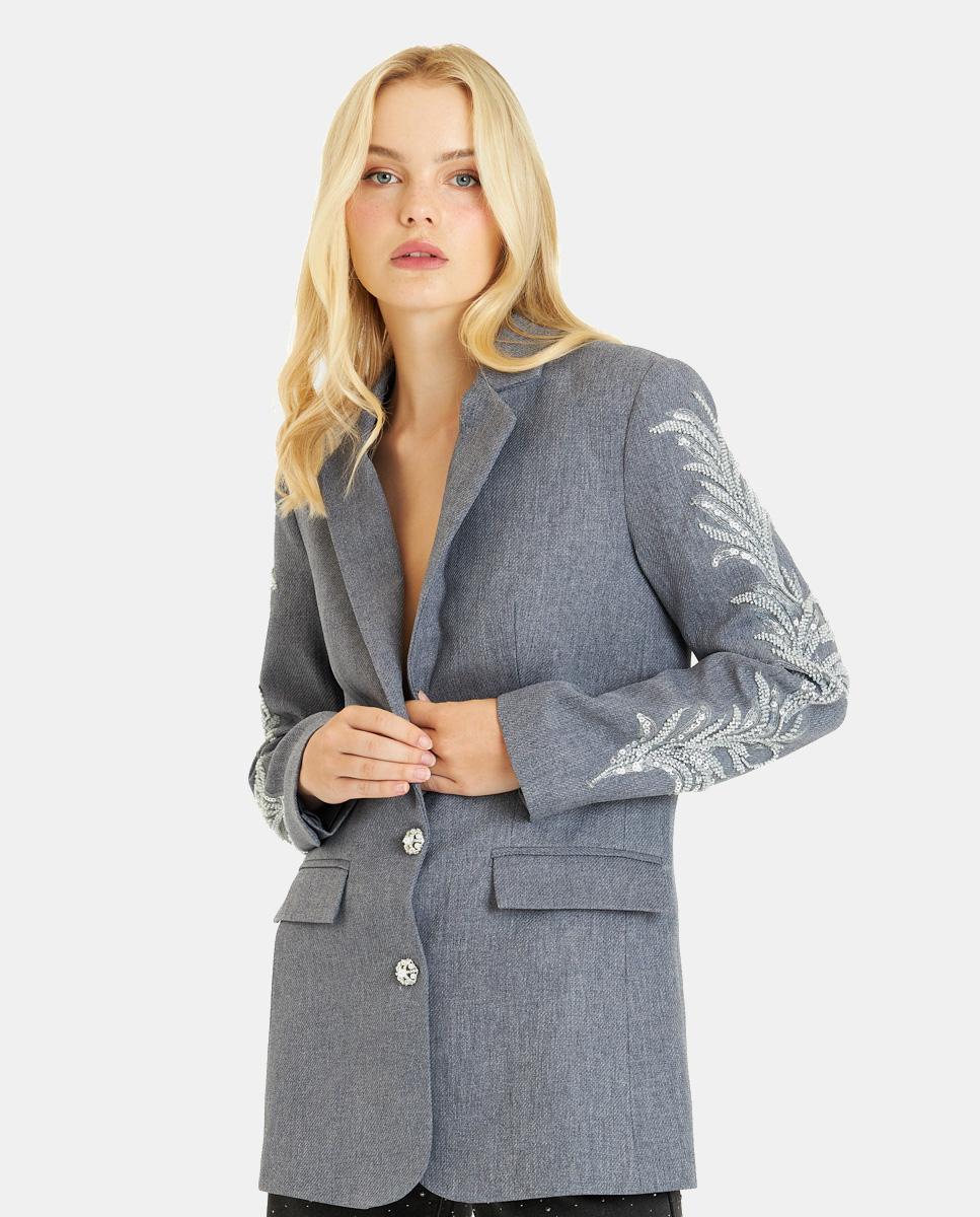BLAZER AVEC MANCHES BRODÉES